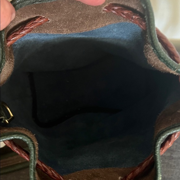 Dooney & Bourke Navy and Brown Crossbody Bag - Picture 4 of 4